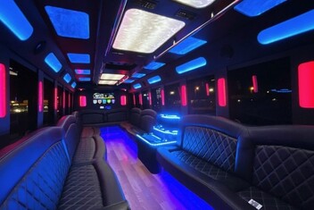 Waukegan Limousine Bus Interior