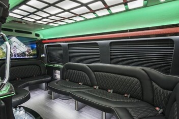Waukegan Sprinter Party Bus Interior